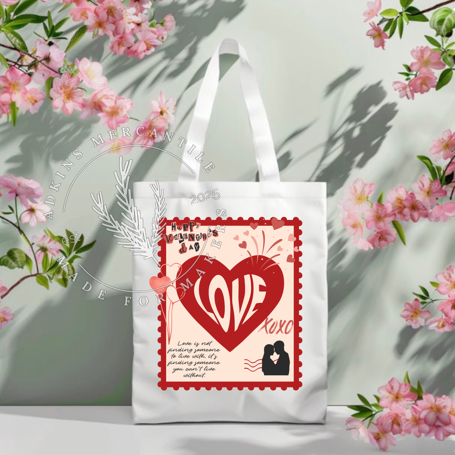 Valentine's LOVE Postage Tote