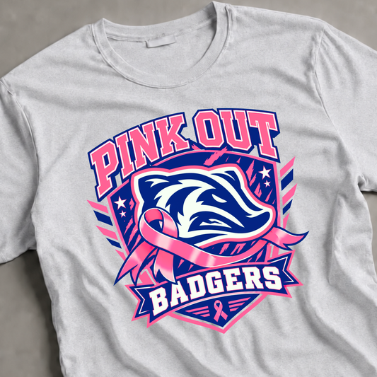 Badgers Pink Out T-Shirt