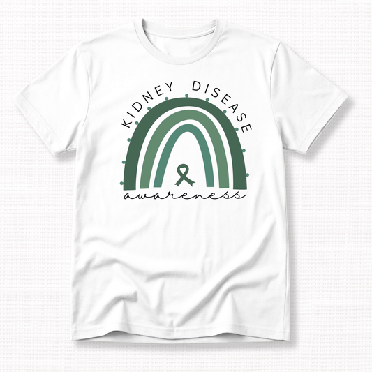 Kidney Disease Awareness Rainbow T-Shirt