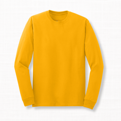 Custom Long Sleeve T-Shirt – Upload Your Design