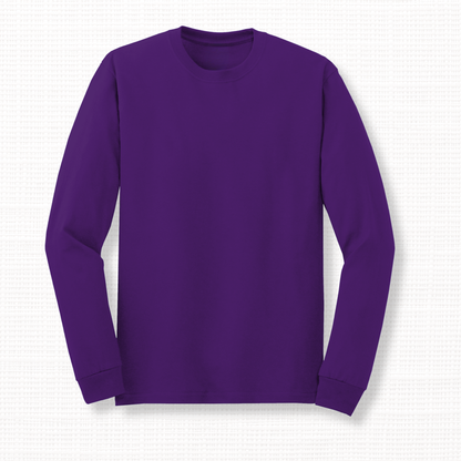 Custom Long Sleeve T-Shirt – Upload Your Design