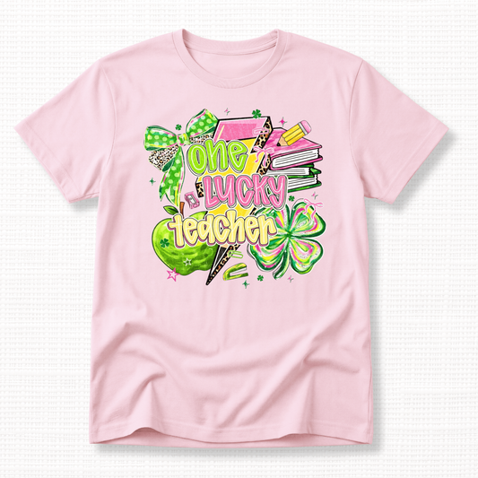 St. Patrick’s Day One Lucky Teacher T-Shirt