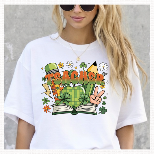 St. Patrick’s Day Teacher Graphic T-Shirt