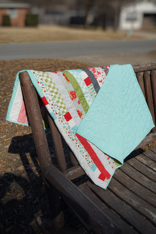 Bonnie & Camille Lap Quilt (47x60)