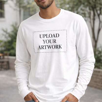 Custom Long Sleeve T-Shirt – Upload Your Design